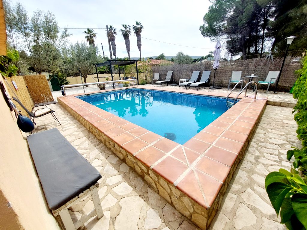 Enjoy our private pool